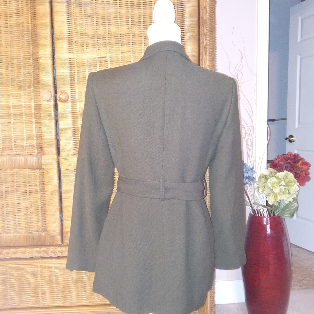 Ralph Lauren Olive belted Field Jacket - Picture 3 of 6